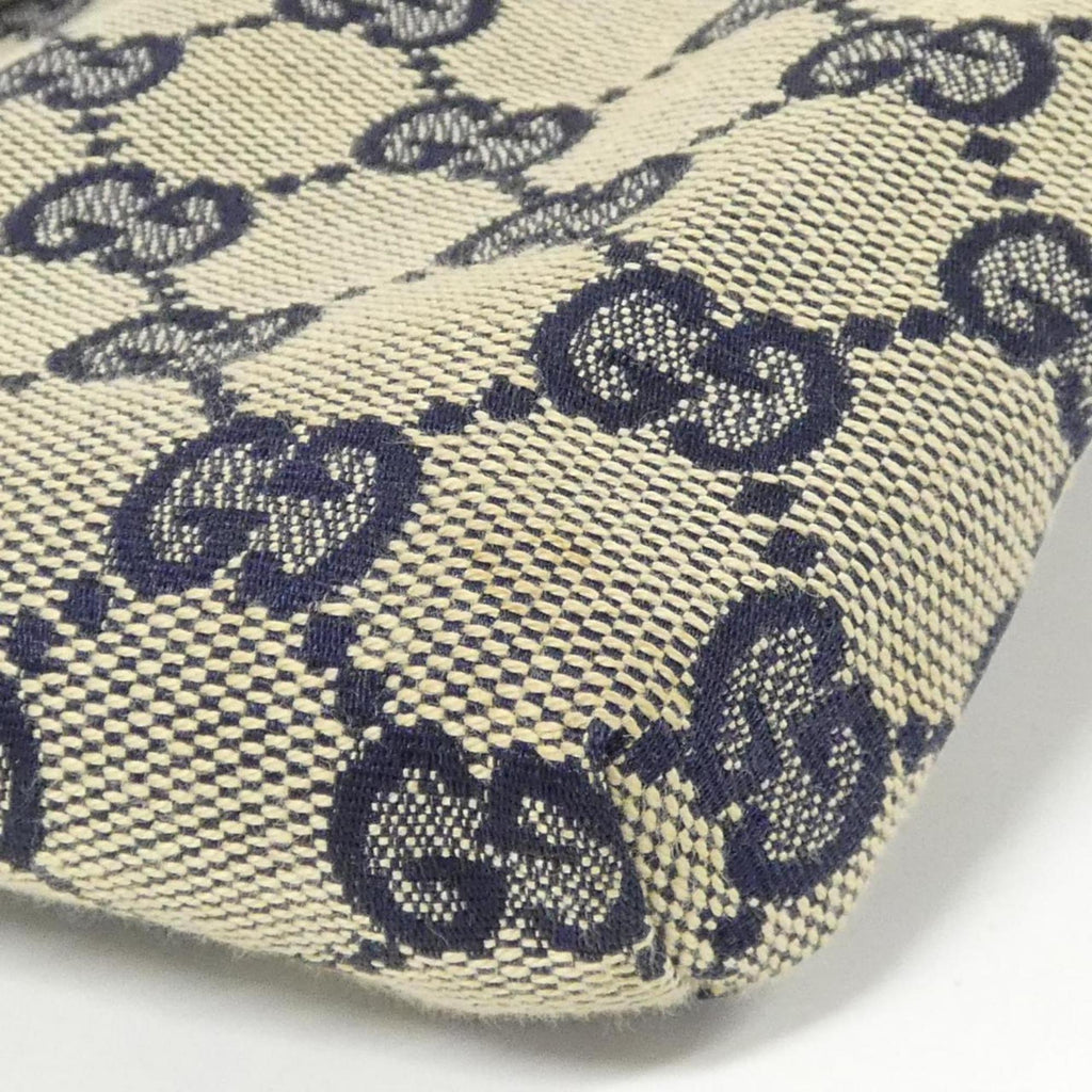 Gucci Beige Navy Gg Canvas Fanny Pack (Pre-Owned)