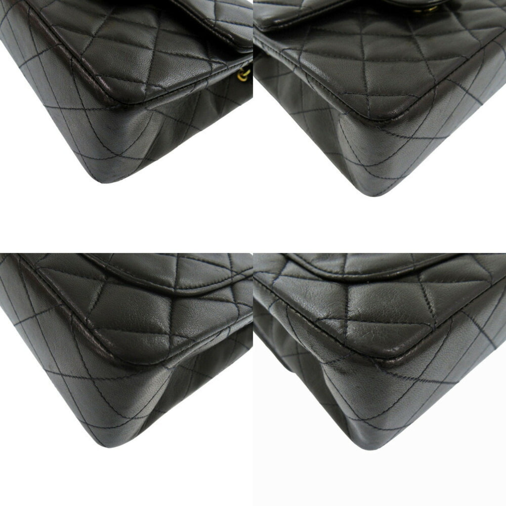 Chanel Black Leather Shoulder Bag (Pre-Owned)