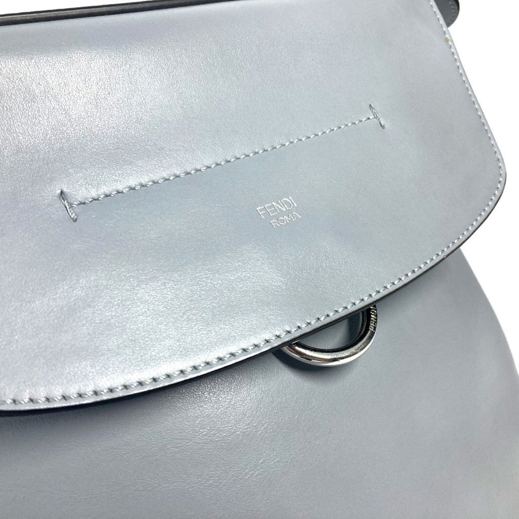 Fendi Blue Leather Backpack (Pre-Owned)