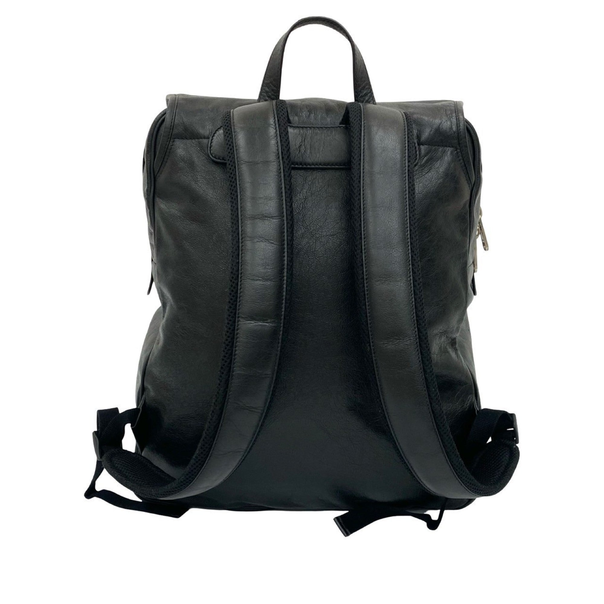 Gucci Black Leather Backpack (Pre-Owned)
