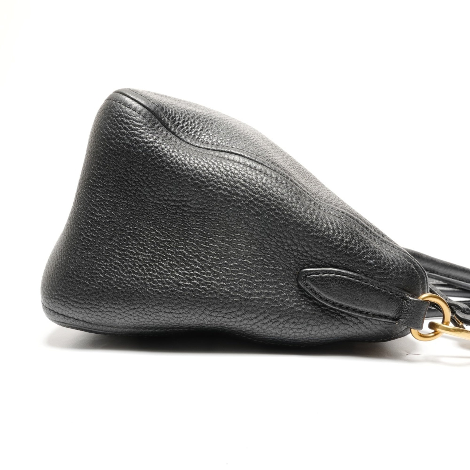 Prada Black Leather Handbag (Pre-Owned)