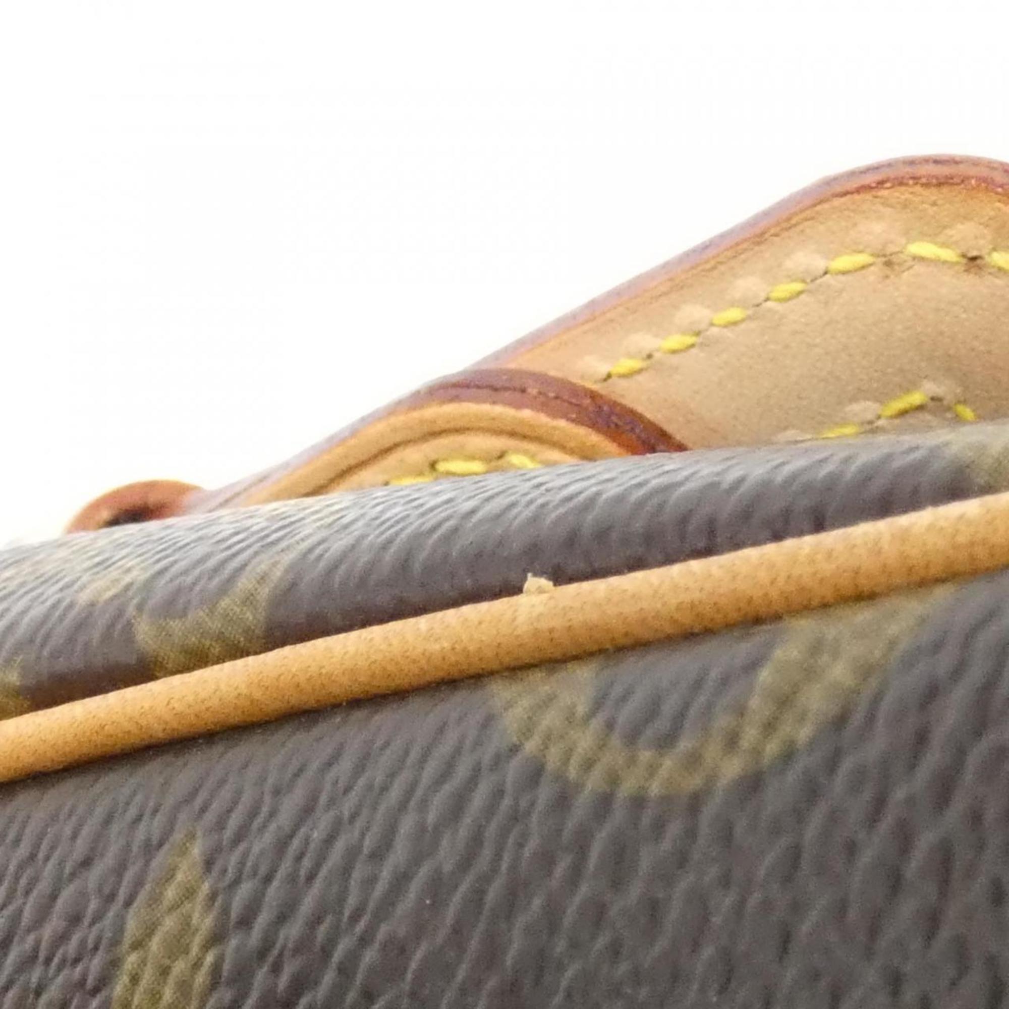 Louis Vuitton Marron Coated Canvas Shoulder Bag (Pre-Owned)