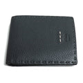 Fendi Gray Leather Wallet (Bi-Fold) (Pre-Owned)