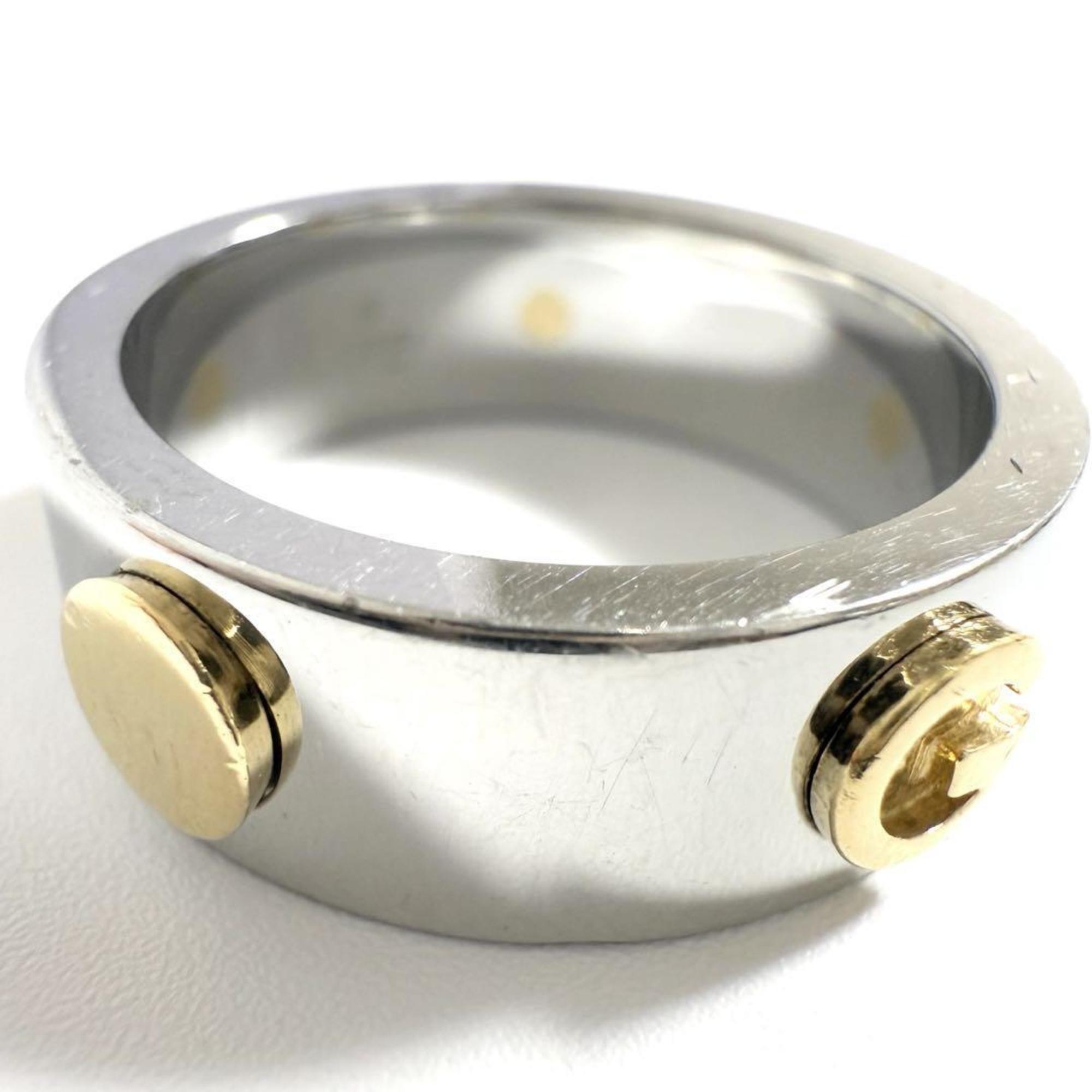 Gucci Gold Plating Stainless Steel Band Ring (Pre-Owned)