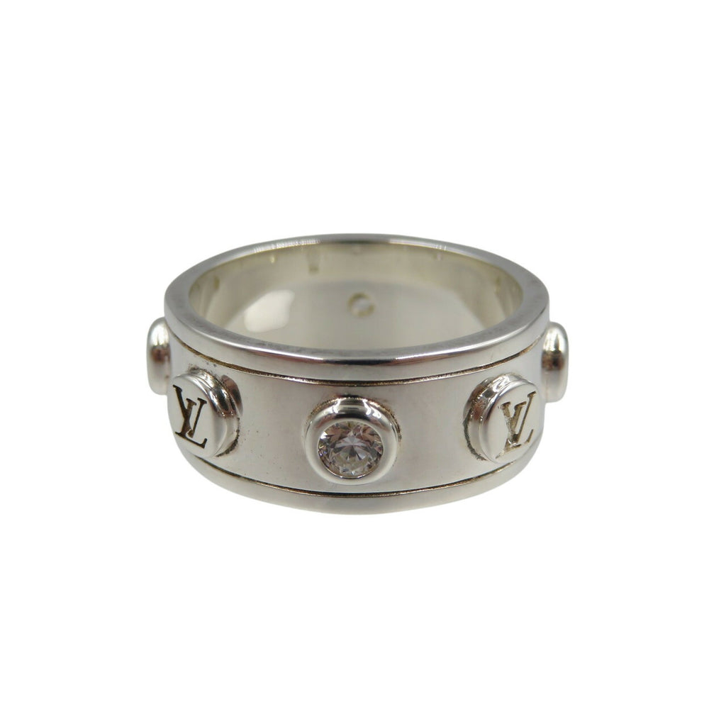 Louis Vuitton Silver Silver 925 Band Ring (Pre-Owned)