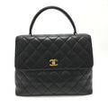 Chanel Black Leather Handbag (Pre-Owned)