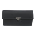 Prada Black Nylon Long Wallet (Bi-Fold) (Pre-Owned)