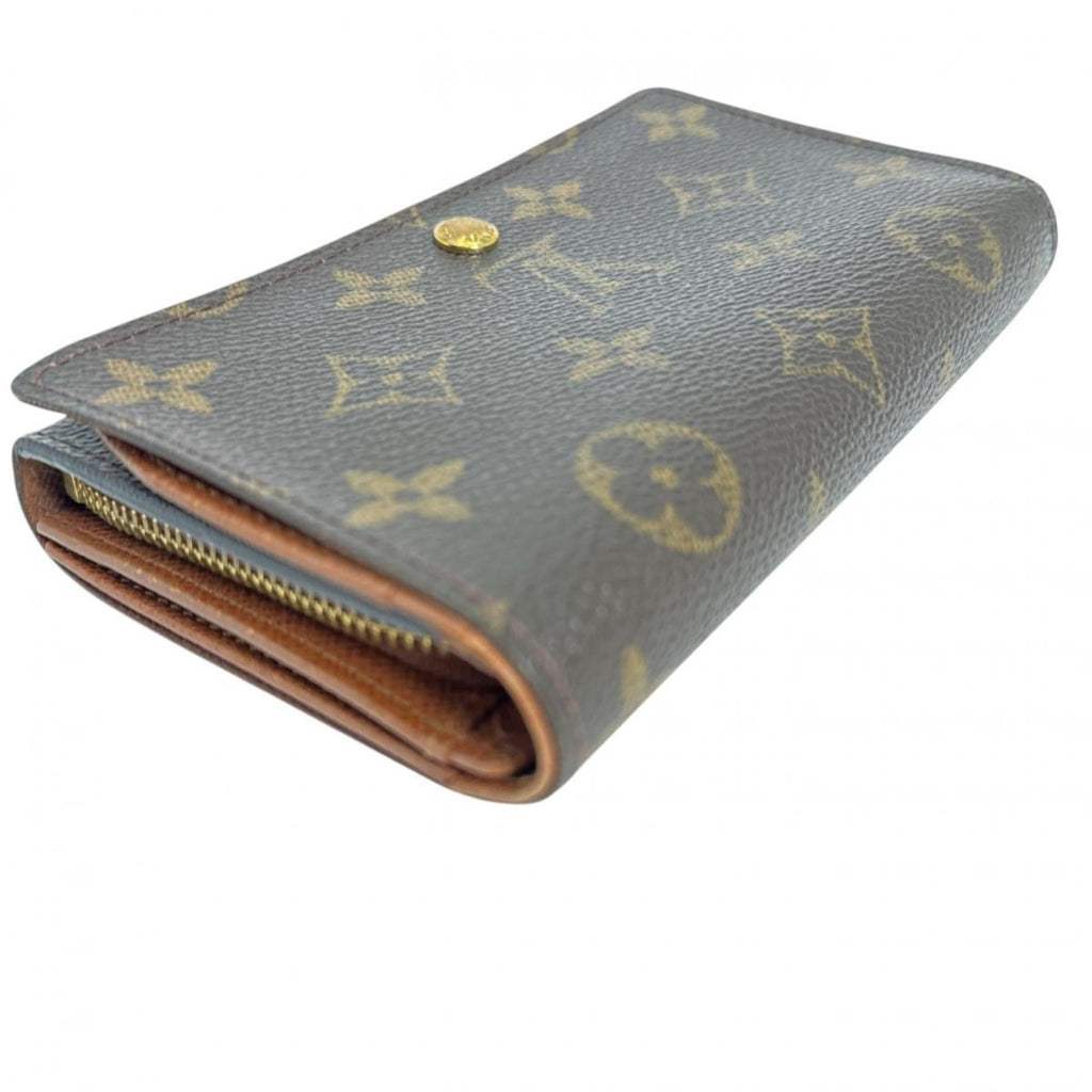 Louis Vuitton Brown Monogram Canvas Wallet (Bi-Fold) (Pre-Owned)
