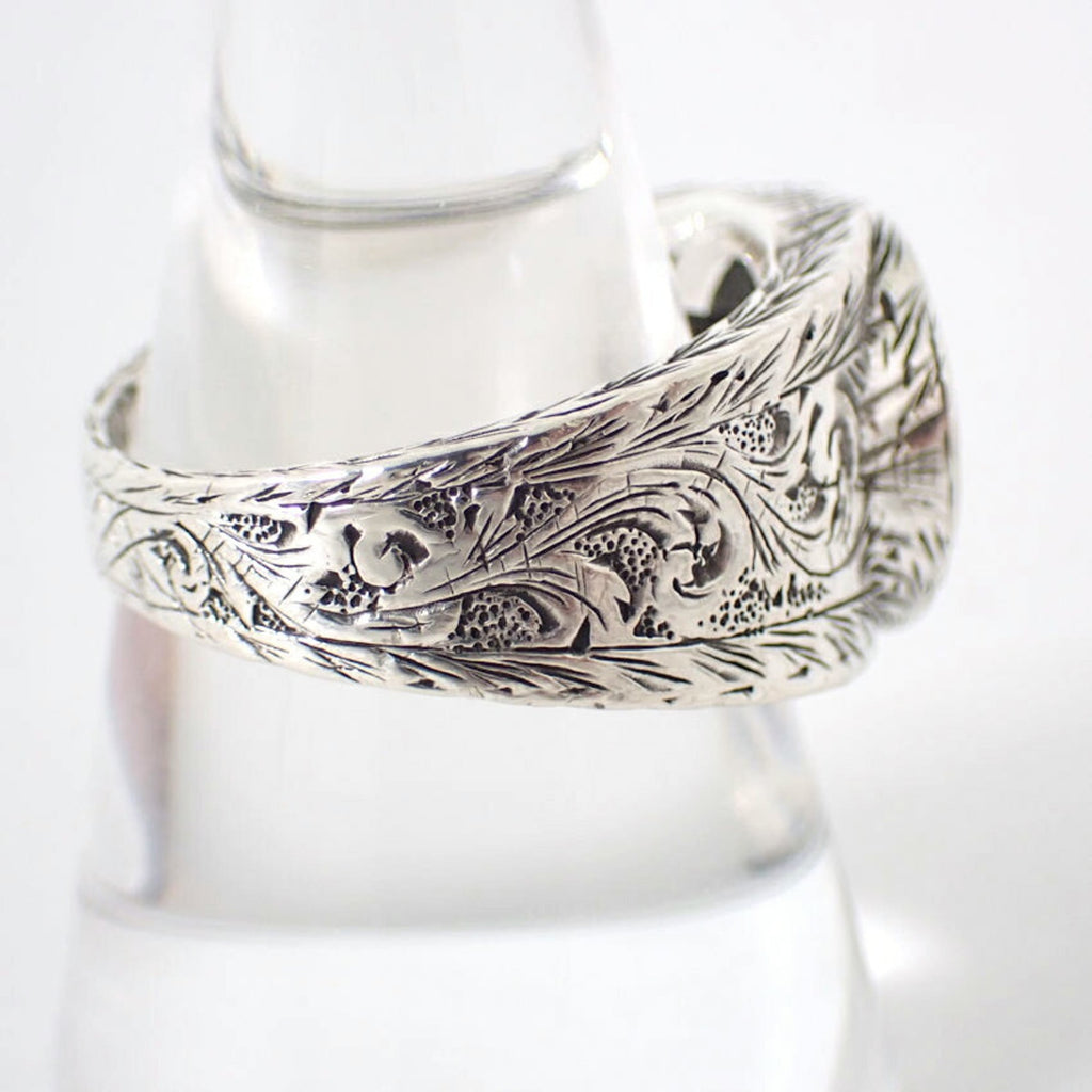 Gucci Sterling Silver 925 Band Ring (Pre-Owned)