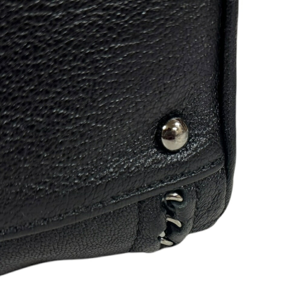Chanel Black Leather Boston Bag (Pre-Owned)