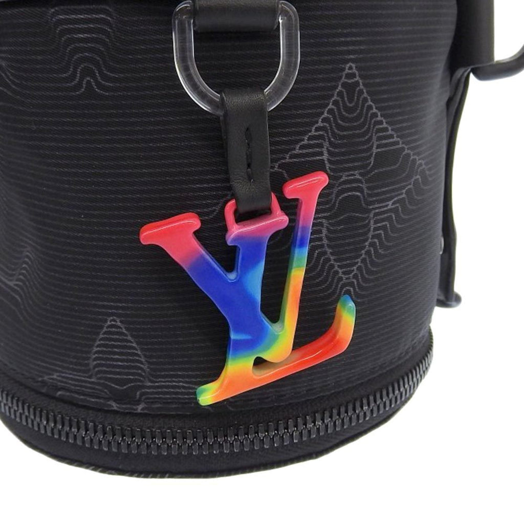 Louis Vuitton Black Multi-Color Nylon Shoulder Bag (Pre-Owned)