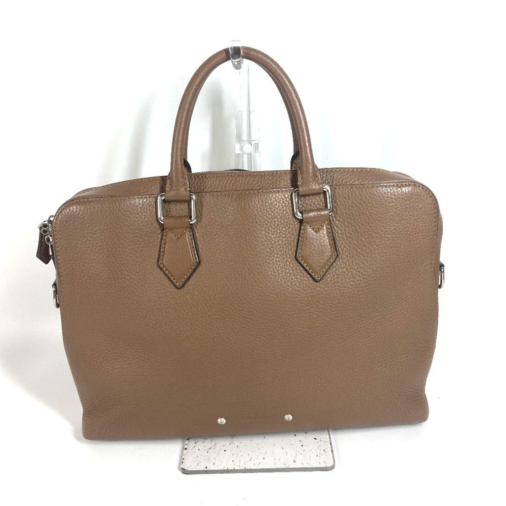 Louis Vuitton Brown Leather Briefcase Handbag Tote Bag (Pre-Owned)