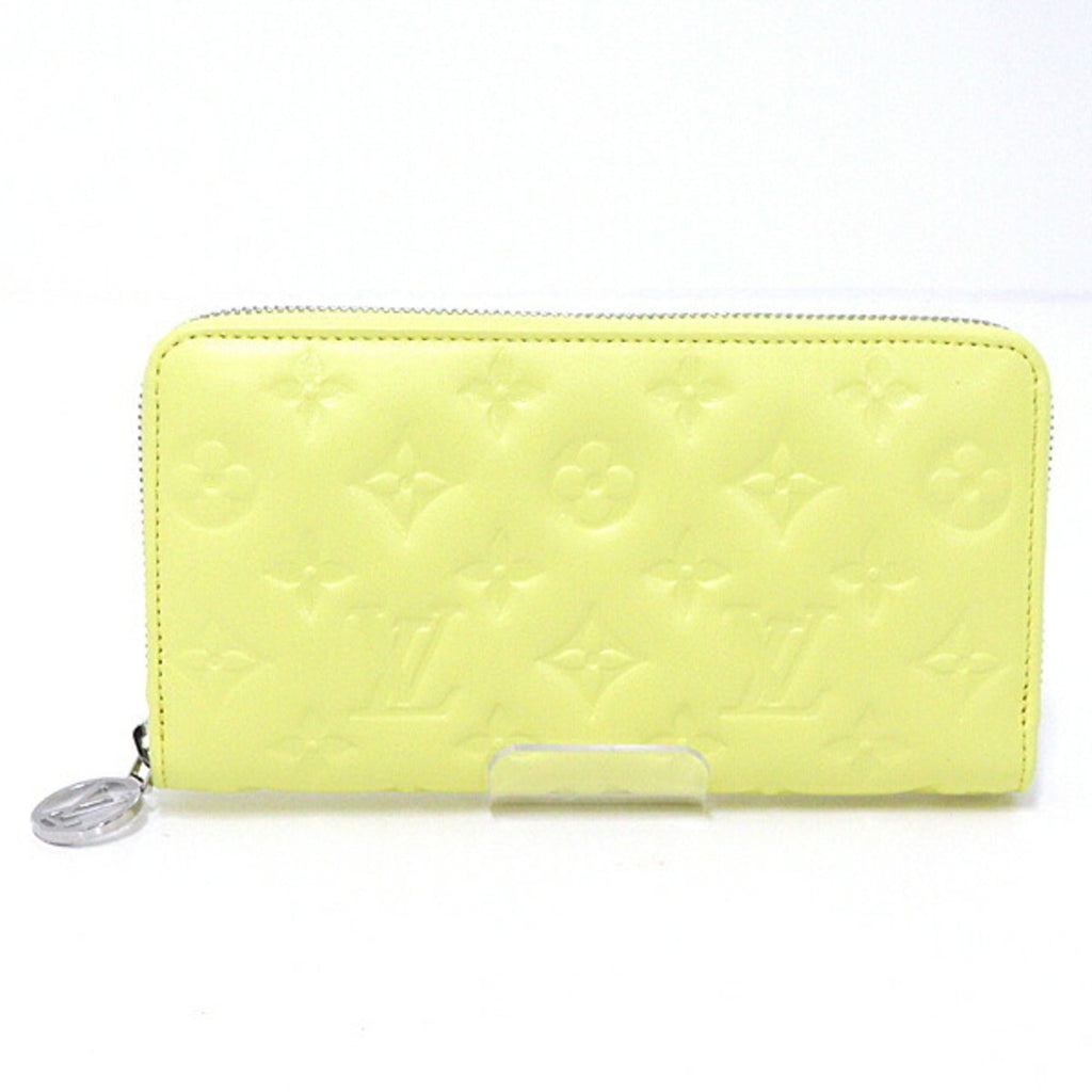 Louis Vuitton Yellow Leather Coin Purse/Coin Case (Pre-Owned)