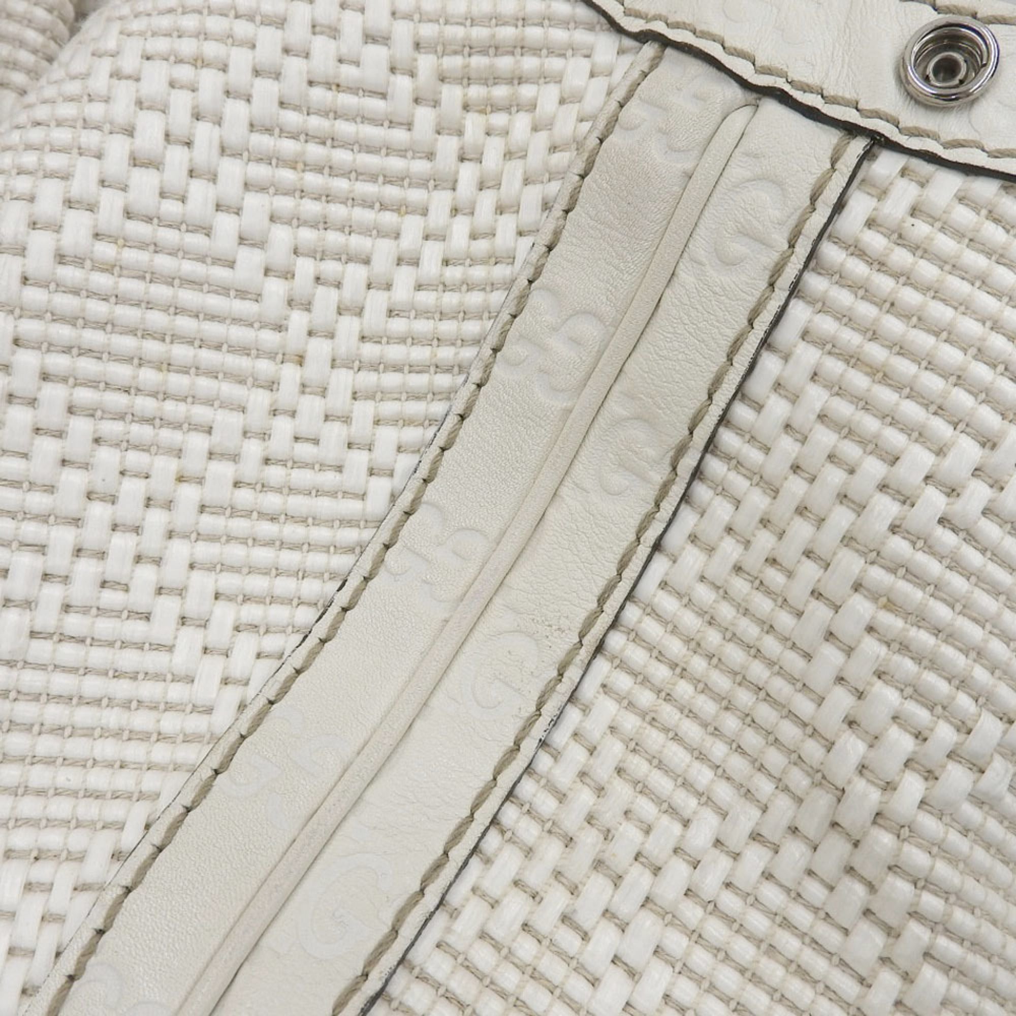 Gucci White Leather Handbag (Pre-Owned)