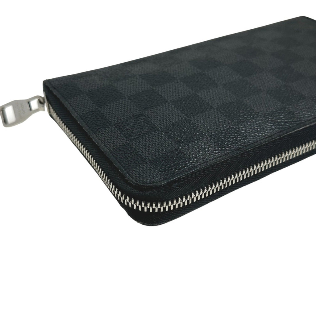 Louis Vuitton Black Damier Graphite Long Wallet (Bi-Fold) (Pre-Owned)