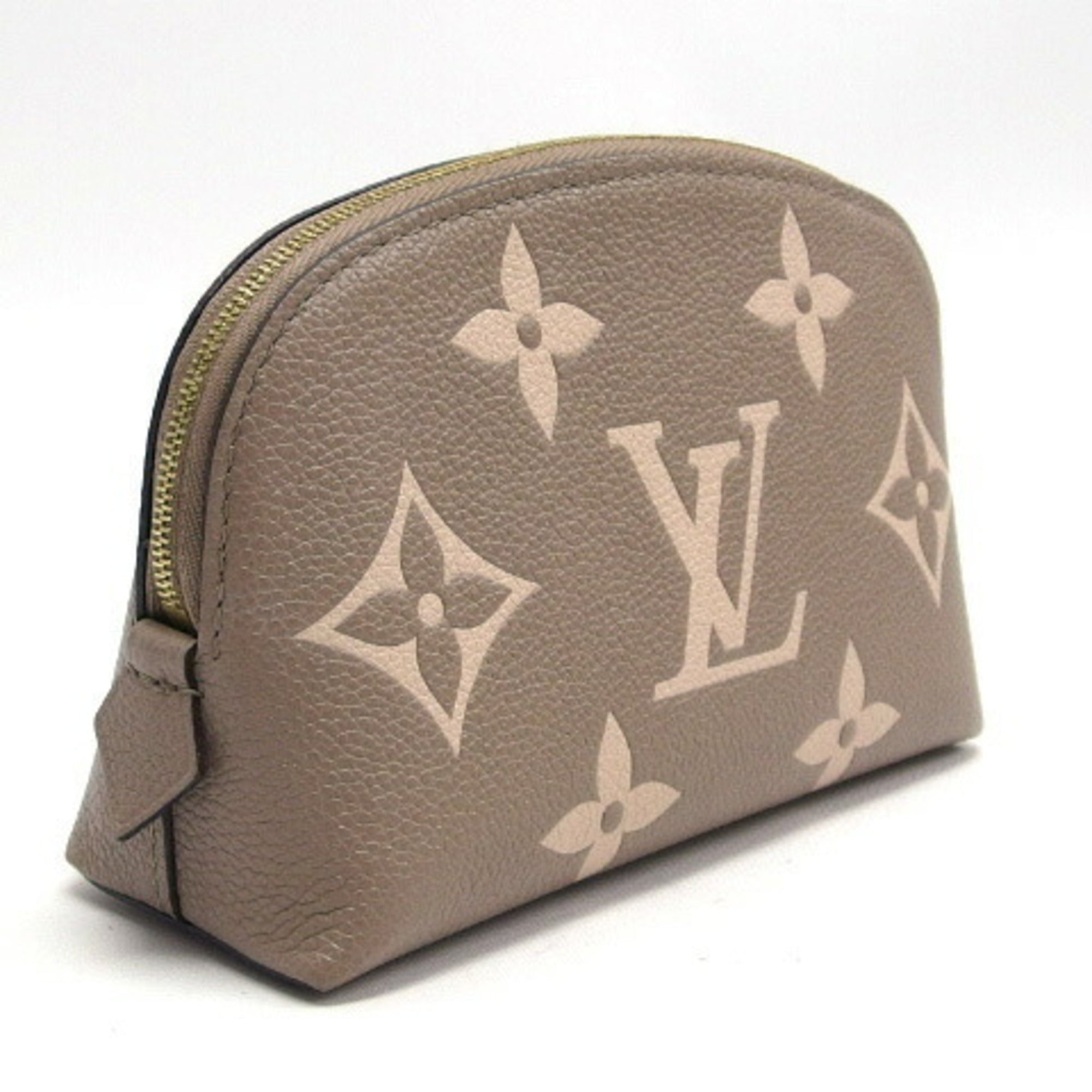 Louis Vuitton Monogram Empreinte Beige Grayish Tourterelle Monogram Empreinte Pochette (Pre-Owned)