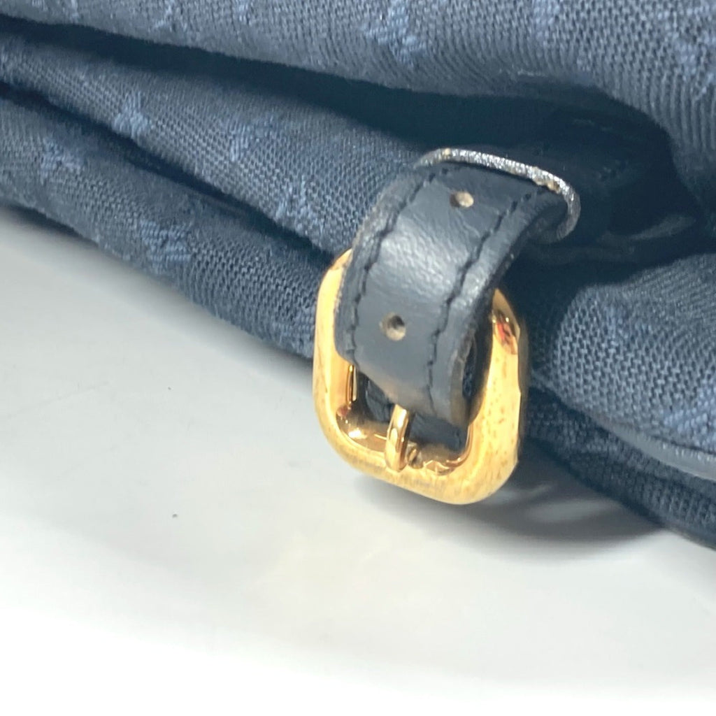 Louis Vuitton Monogram Mini Navy Monogram Mini Boston Bag Handbag Shoulder Bag (Pre-Owned)
