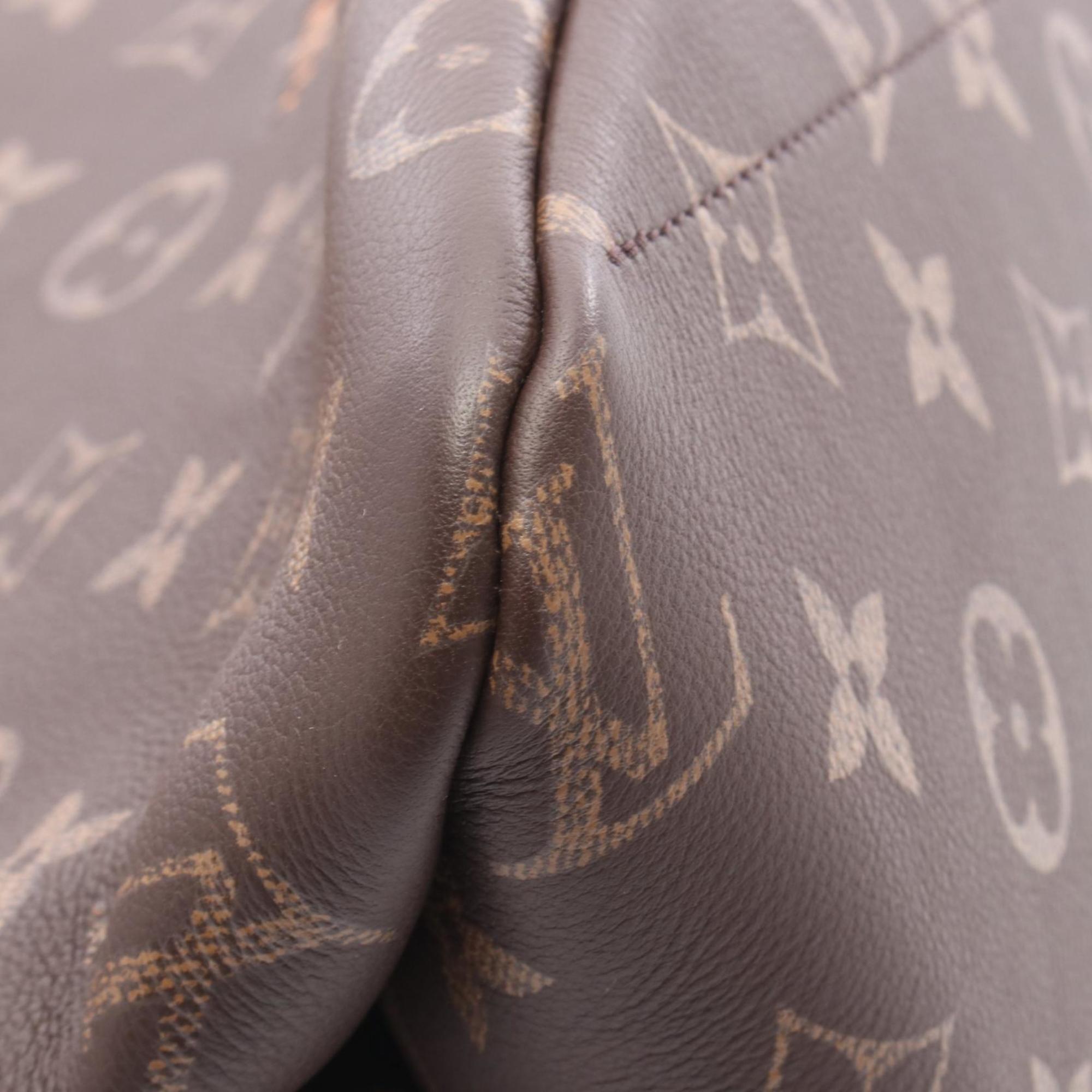 Louis Vuitton Brown Monogram Leather Tote Bag (Pre-Owned)