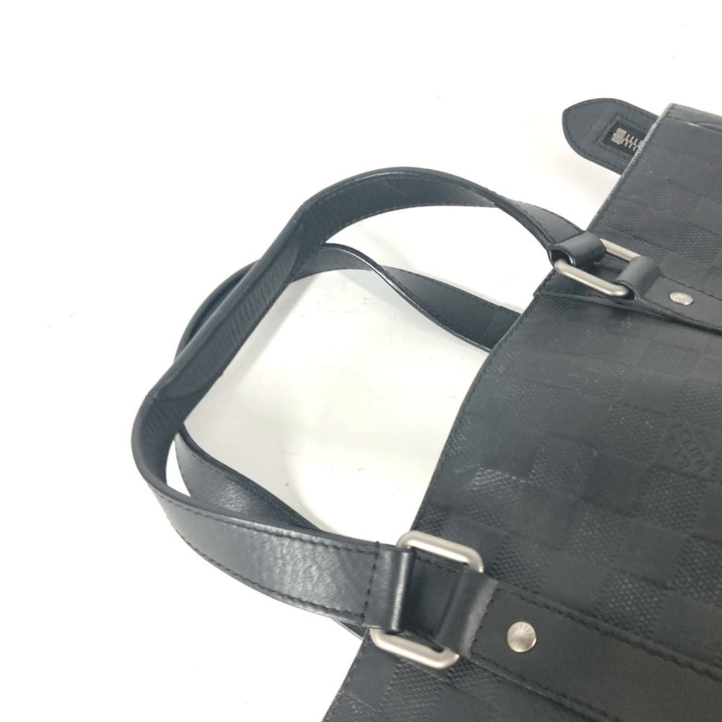 Louis Vuitton Black Galle Onyx Damier Infini Shoulder Bag Tote Bag (Pre-Owned)