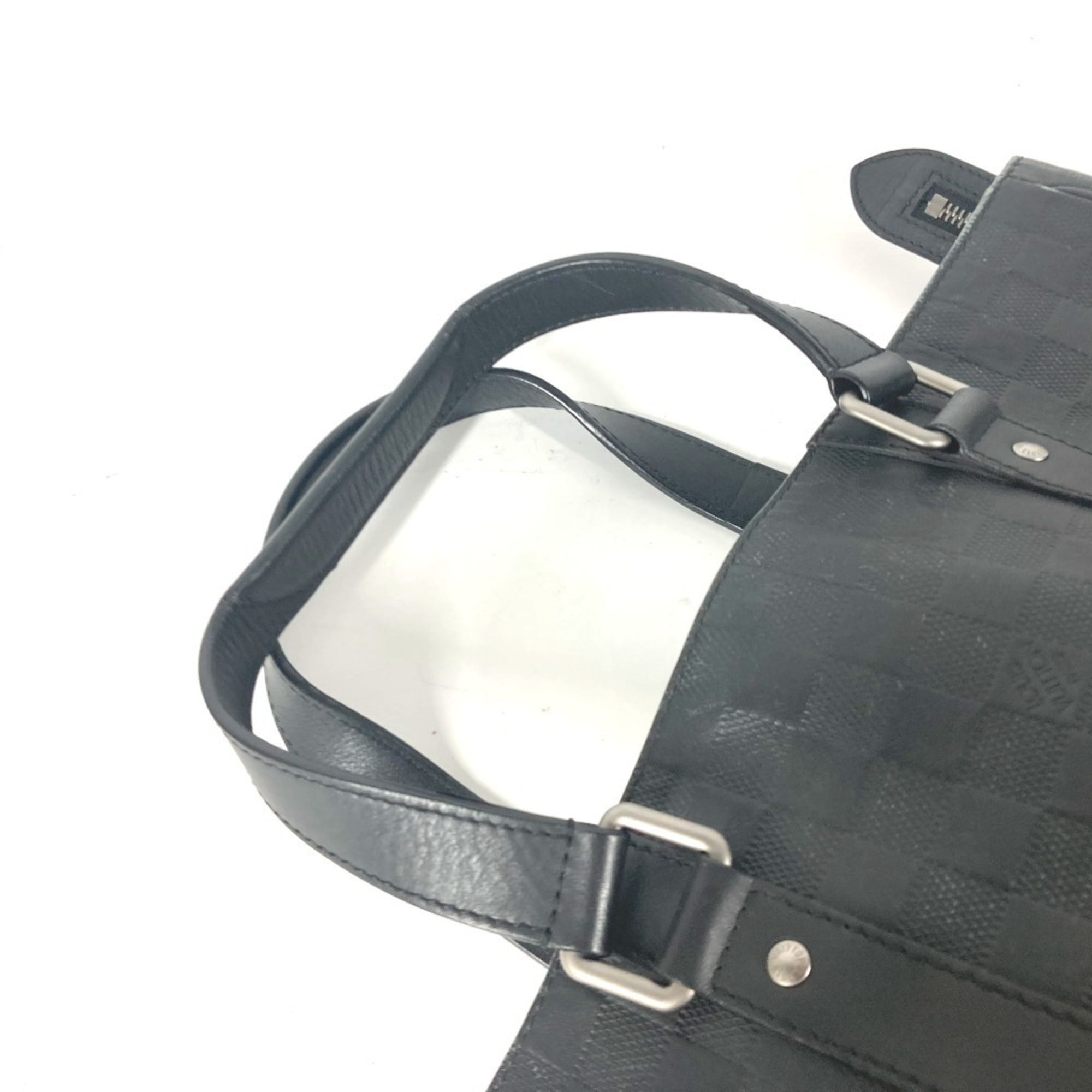 Louis Vuitton Black Galle Onyx Damier Infini Shoulder Bag Tote Bag (Pre-Owned)