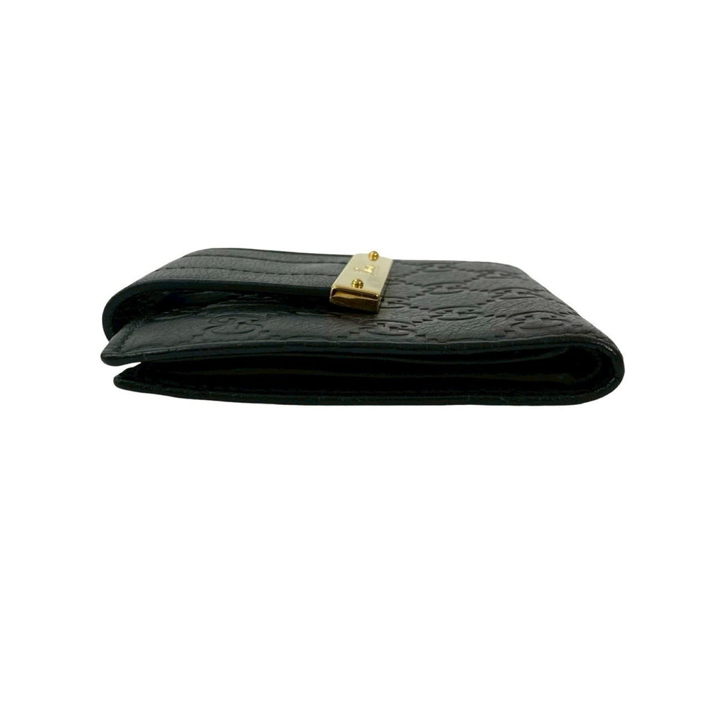 Gucci Black Leather Wallet (Bi-Fold) (Pre-Owned)