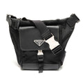 Prada Black Nylon Shoulder Bag (Pre-Owned)