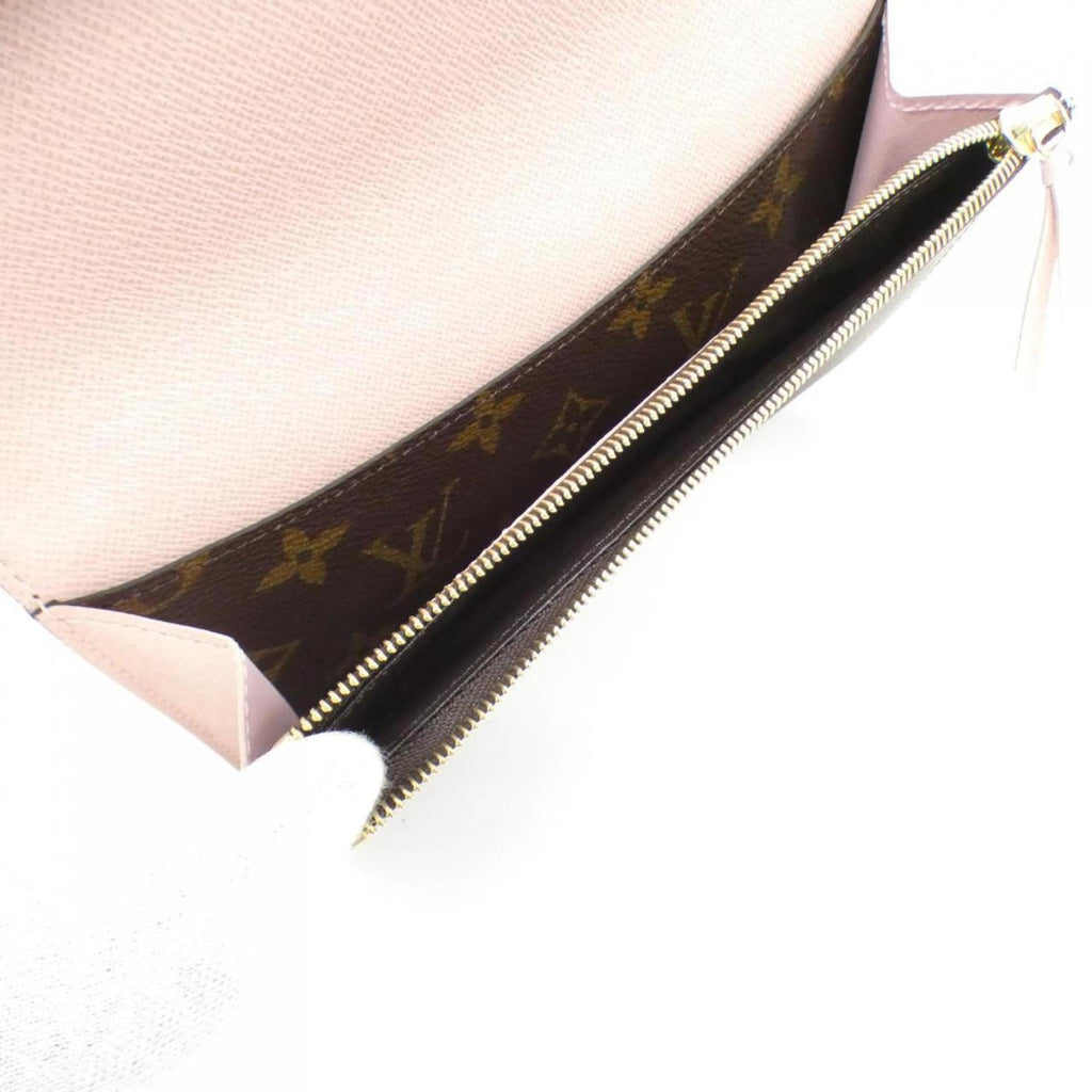Louis Vuitton Brown Marron Rose Ballerine Coated Canvas Wallet (Bi-Fold) (Pre-Owned)