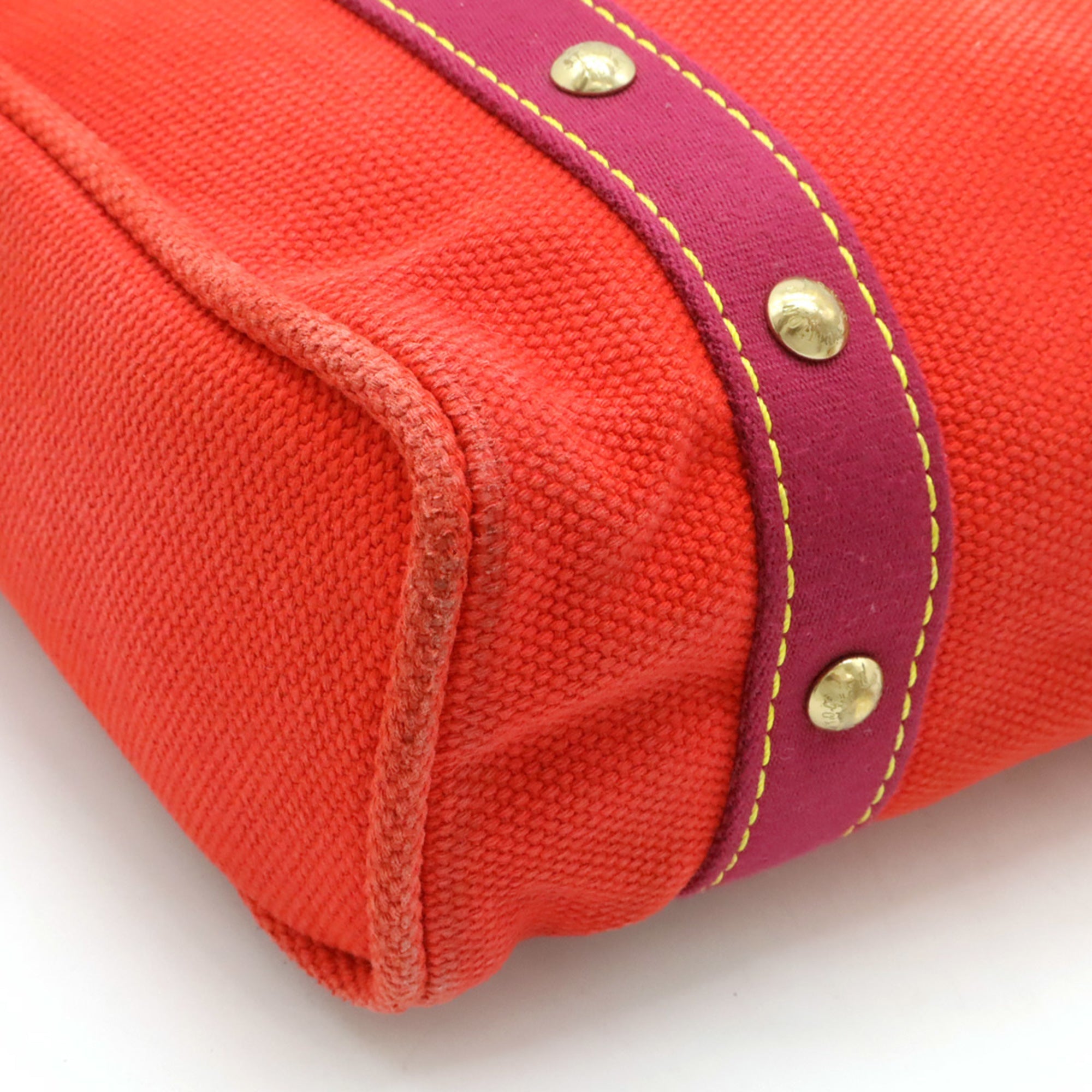 Louis Vuitton Purple Rouge Canvas Shoulder Bag Tote Bag (Pre-Owned)