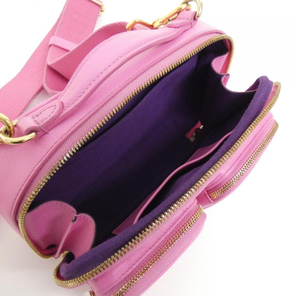 Louis Vuitton Rose Leather Shoulder Bag (Pre-Owned)