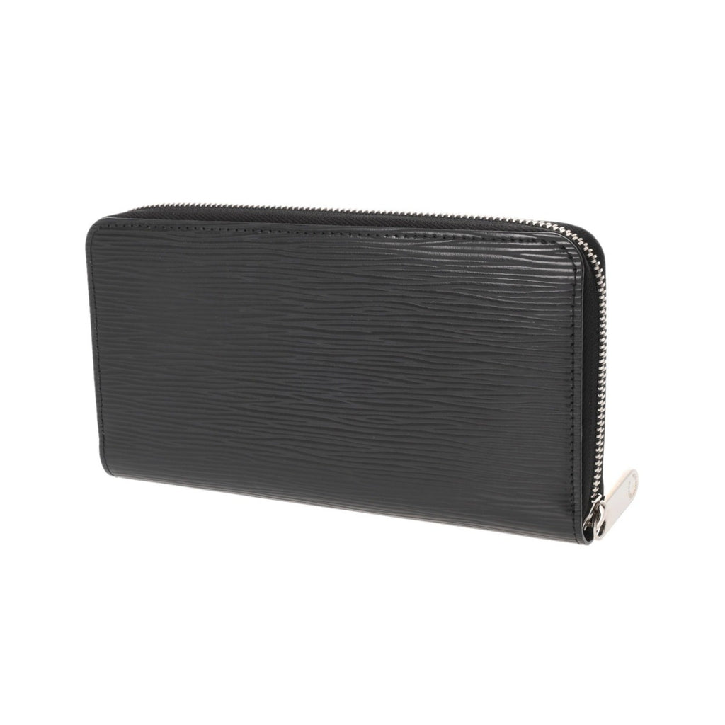 Louis Vuitton Noir Leather Long Wallet (Bi-Fold) (Pre-Owned)