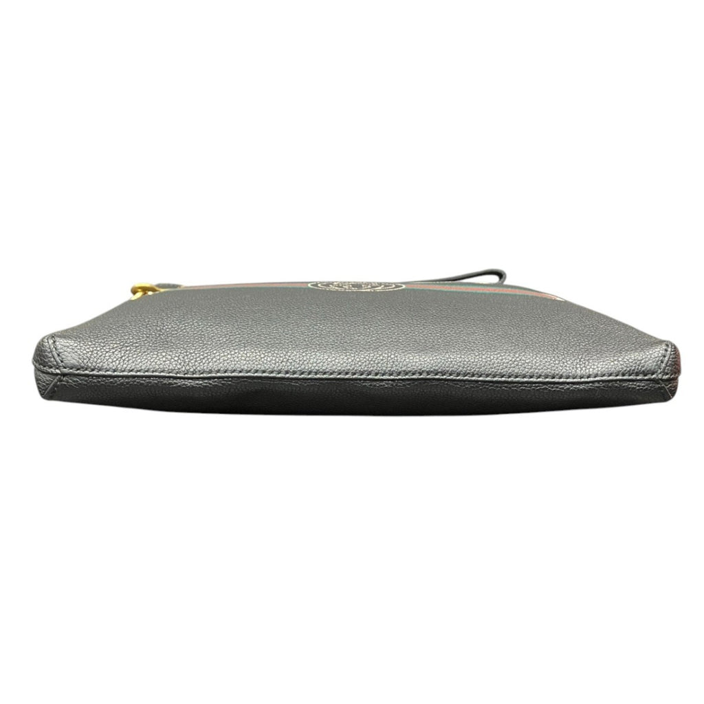 Gucci Black Leather Clutch Bag (Pre-Owned)