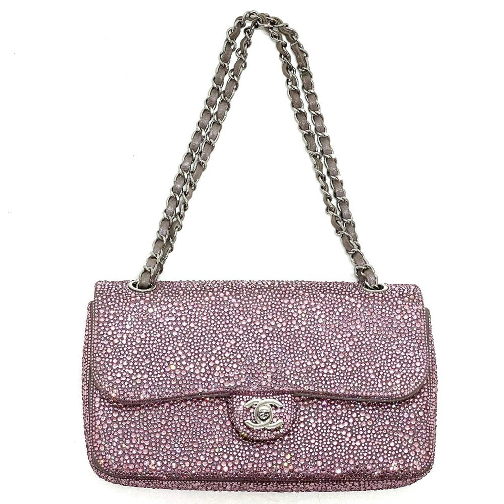 Chanel Pink Suede Shoulder Bag (Pre-Owned)