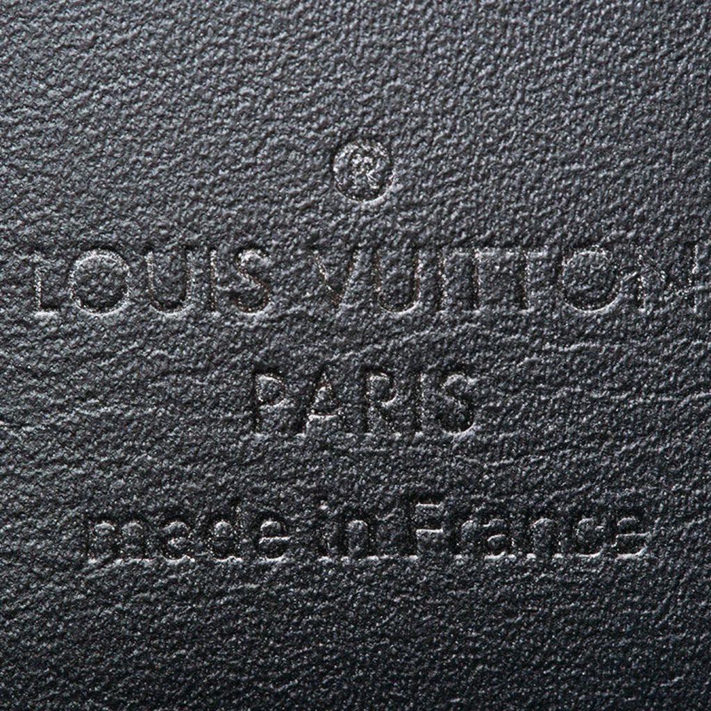 Louis Vuitton Black Monogram Shadow Clutch Bag Pochette (Pre-Owned)
