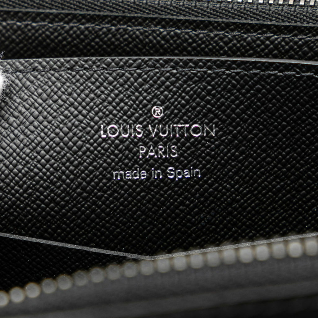 Louis Vuitton Black Pvc Leather Long Wallet (Bi-Fold) (Pre-Owned)