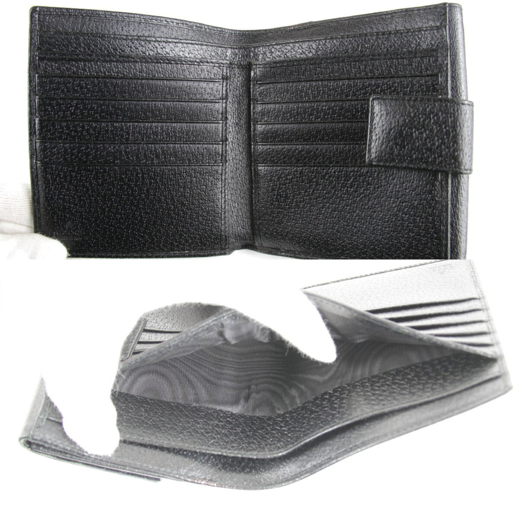 Gucci Black Leather Wallet (Bi-Fold) (Pre-Owned)