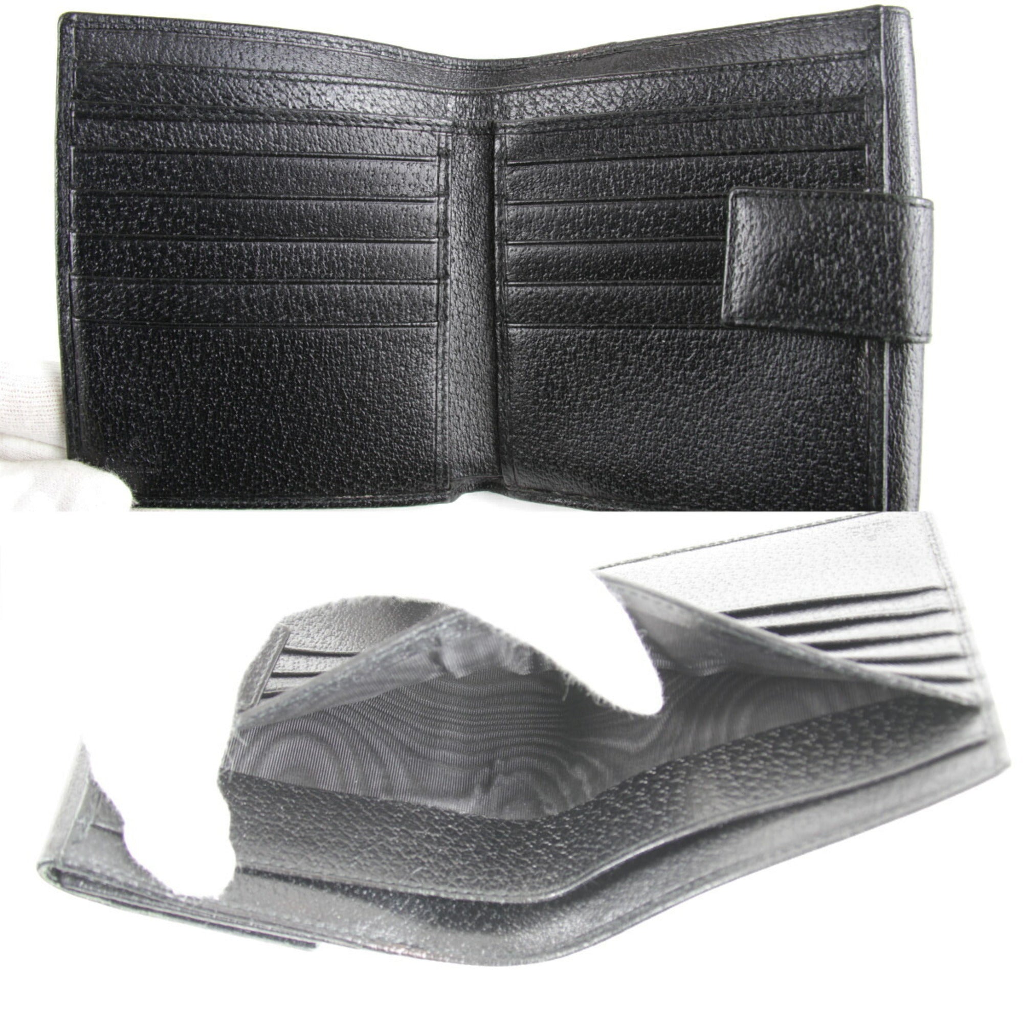 Gucci Black Leather Wallet (Bi-Fold) (Pre-Owned)