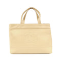 Chanel Beige Caviar Leather Handbag (Pre-Owned)