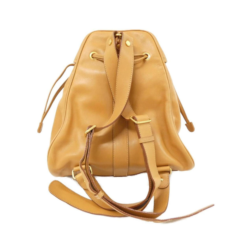 Gucci Beige Leather Backpack (Pre-Owned)