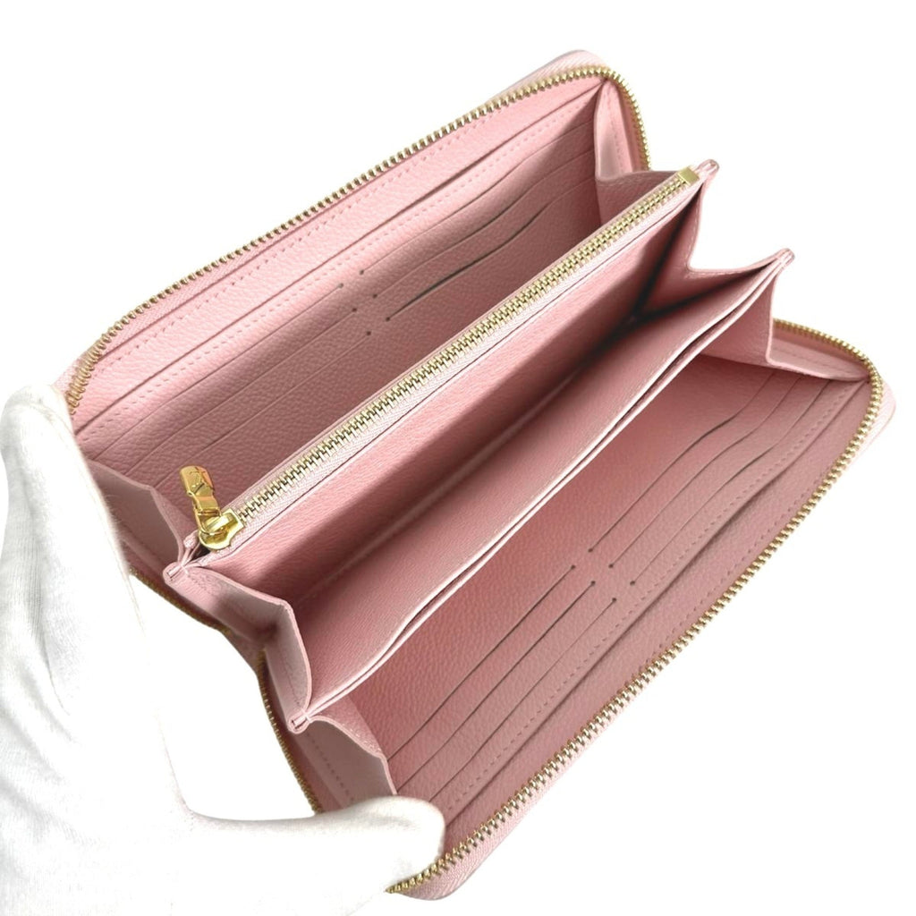Louis Vuitton Monogram Empreinte Pink Monogram Empreinte Long Wallet (Bi-Fold) (Pre-Owned)