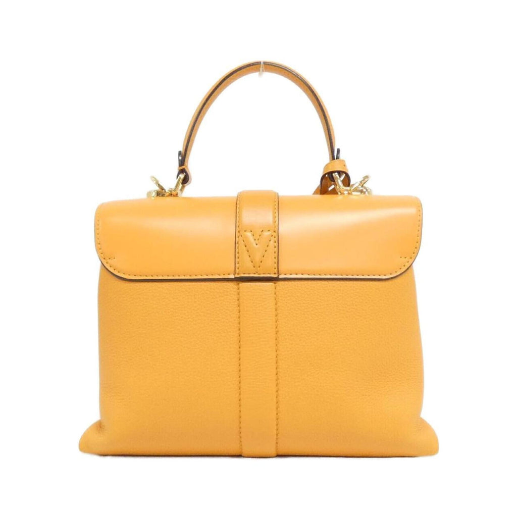 Louis Vuitton Gold Leather Handbag (Pre-Owned)