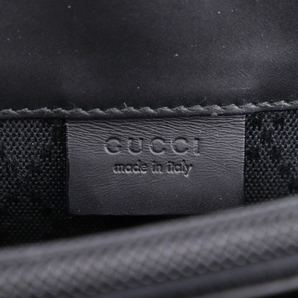 Gucci Black Satin Tote Bag (Pre-Owned)