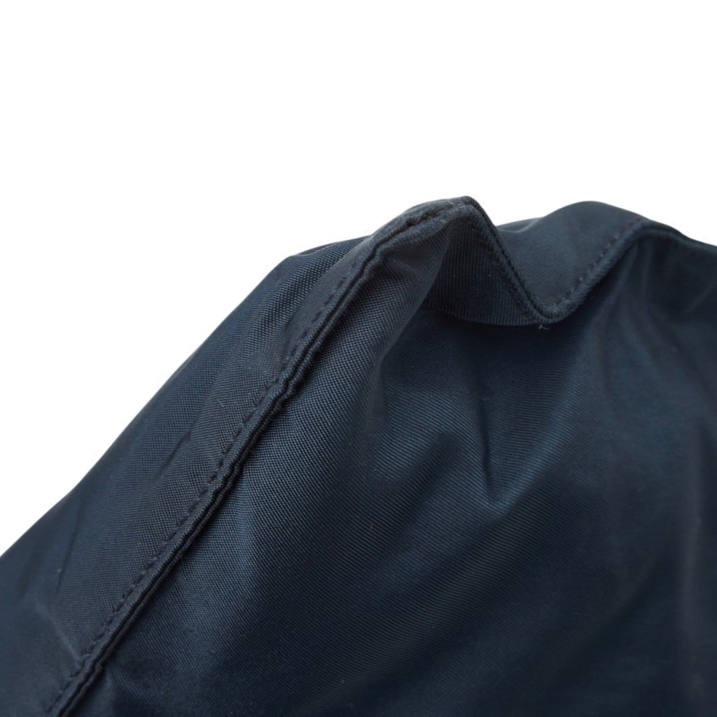 Prada Navy Nylon Leather Shoulder Bag (Pre-Owned)