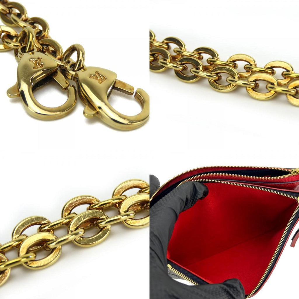Louis Vuitton Marine Rouge Monogram Empreinte Pochette Shoulder Bag (Pre-Owned)