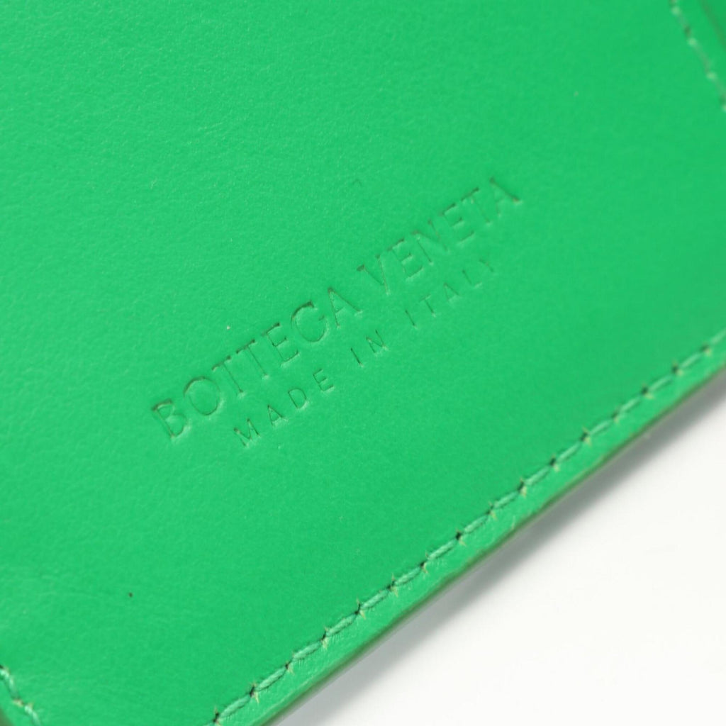 Bottega Veneta Green Leather Wallet (Bi-Fold) (Pre-Owned)