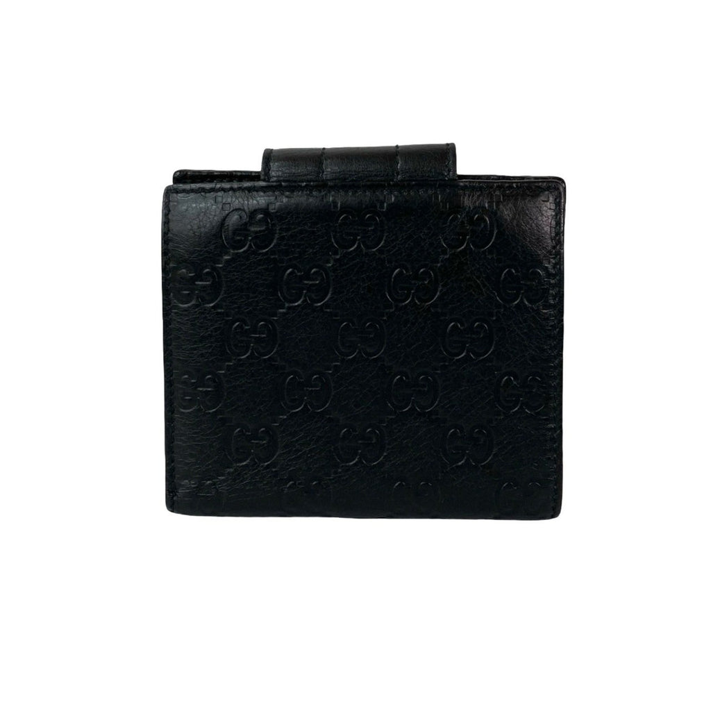 Gucci Black Leather Wallet (Bi-Fold) (Pre-Owned)