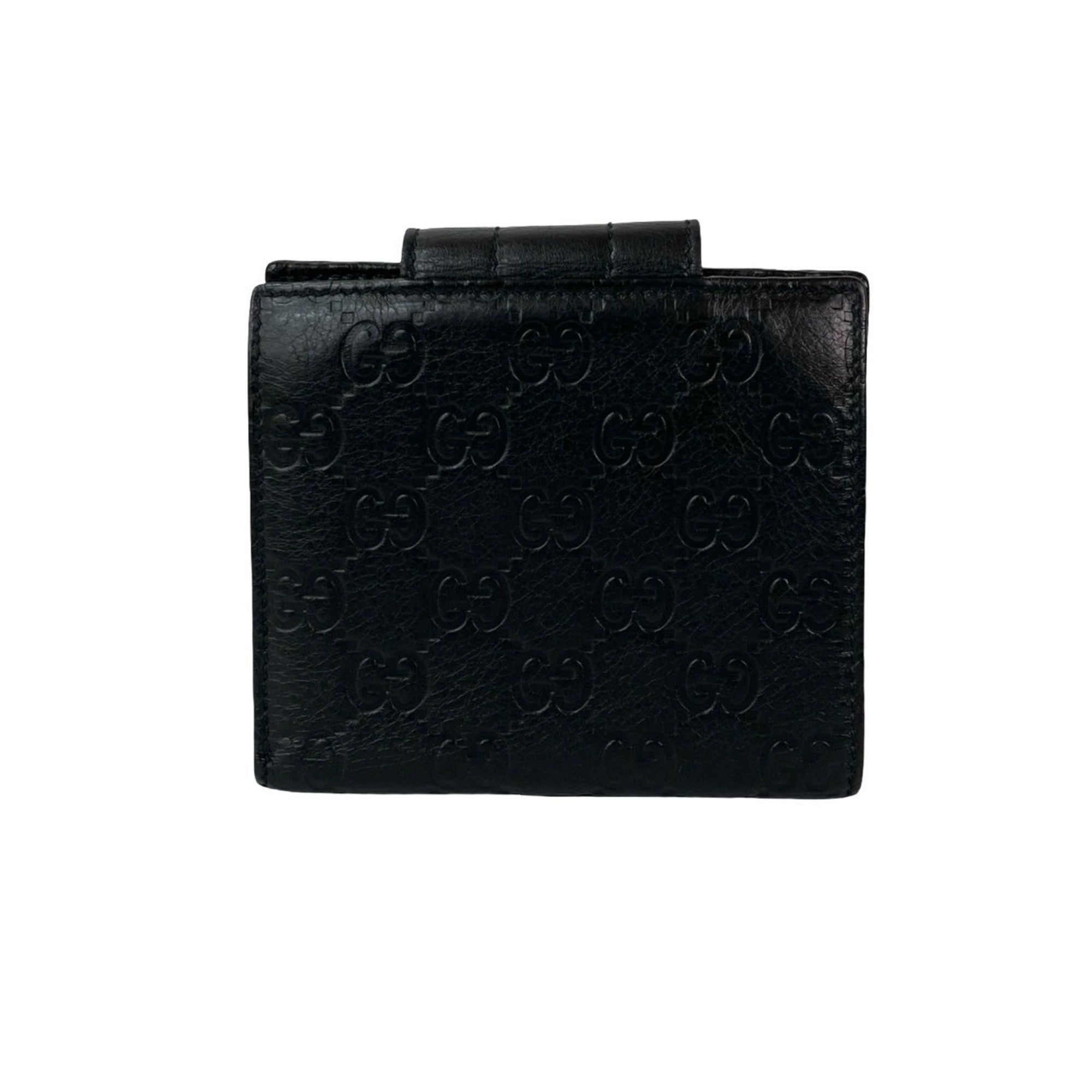 Gucci Black Leather Wallet (Bi-Fold) (Pre-Owned)