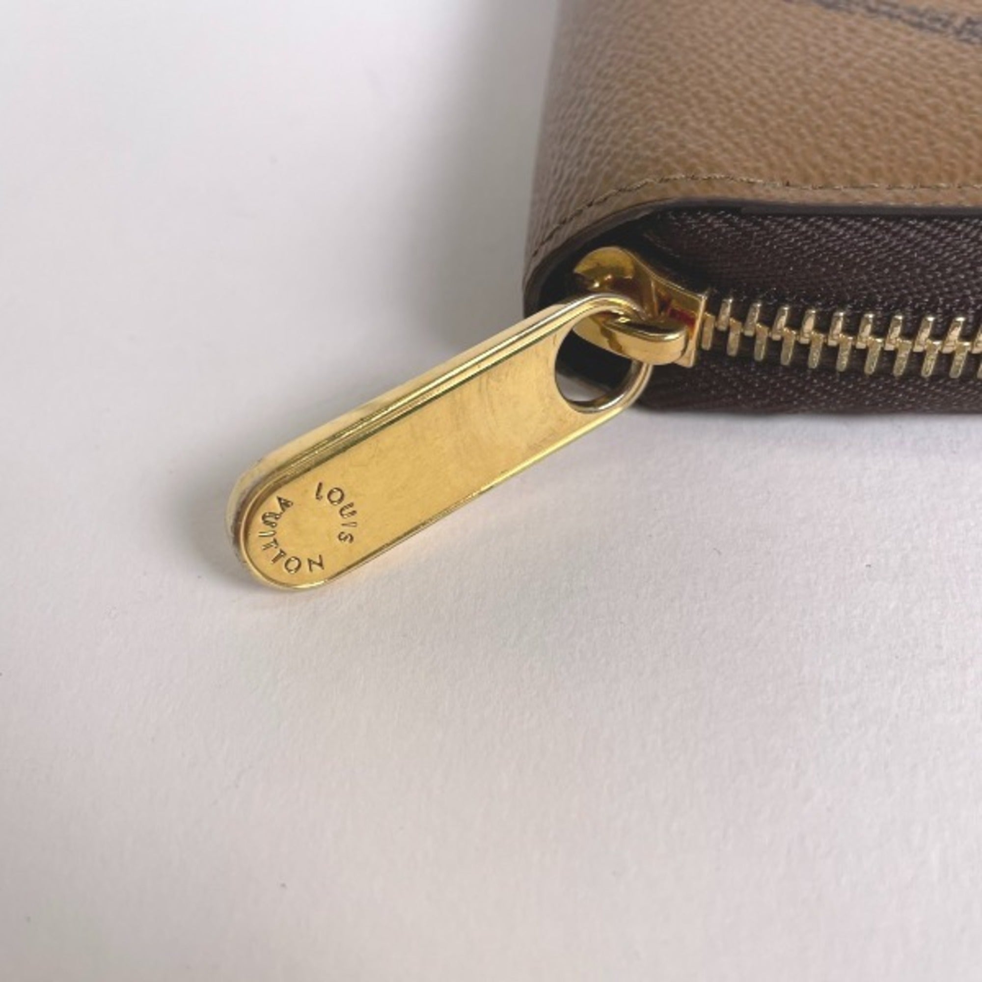 Louis Vuitton Brown Monogram Long Wallet (Bi-Fold) (Pre-Owned)