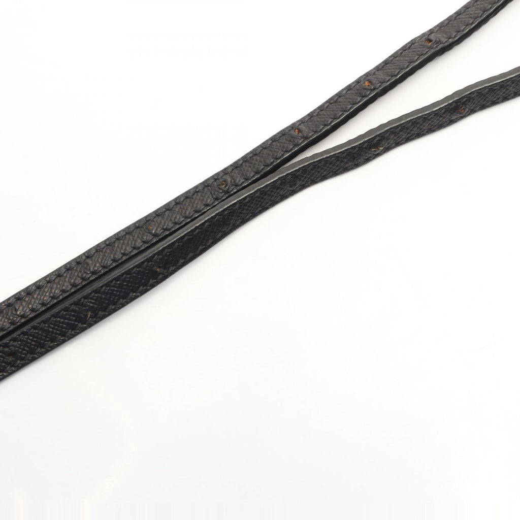 Prada Black Nylon Saffiano Triangle Handbag (Pre-Owned)