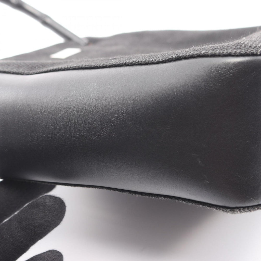 Gucci Black Canvas Leather Handbag (Pre-Owned)
