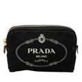 Prada Black Canvas Handbag Pouch (Pre-Owned)